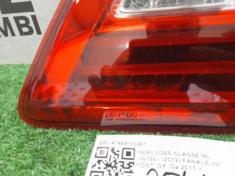 Fanale INT POST DX A1669060457 Mercedes Classe ML W166 2012