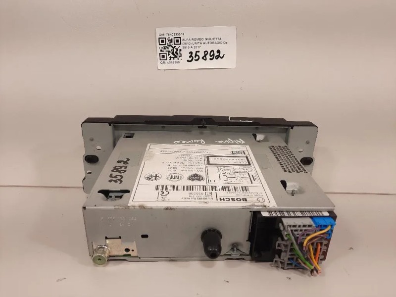Unità Autoradio 7640333316 Alfa Romeo Giulietta 2010