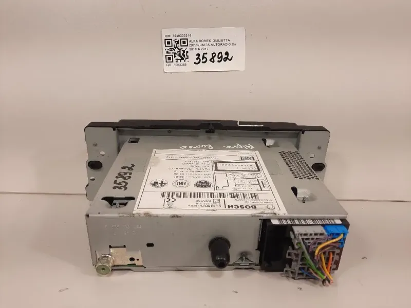 Unità Autoradio 7640333316 Alfa Romeo Giulietta 2010