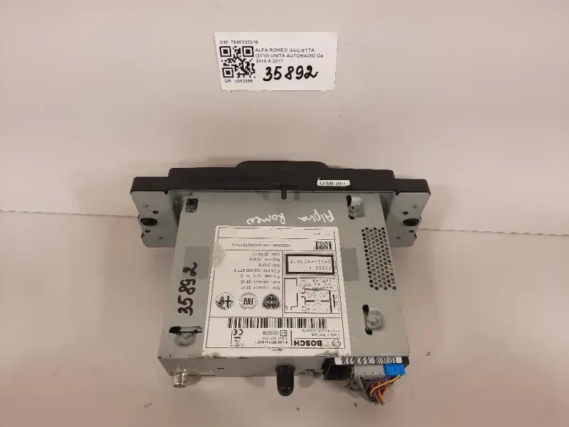 Unità Autoradio 7640333316 Alfa Romeo Giulietta 2010