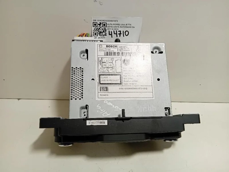 Unità Autoradio 815CM2322D0931973 Alfa Romeo Giulietta 2010