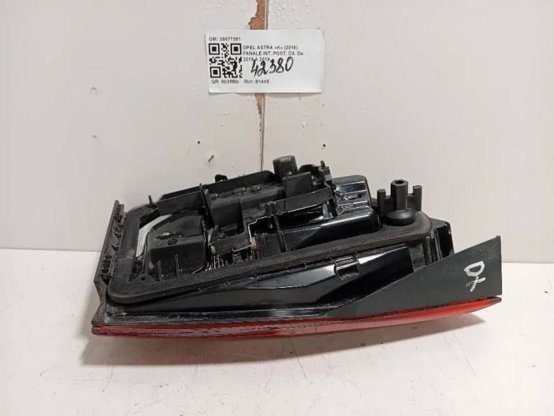 Fanale INT POST DX 39077381 Opel Astra K 2016