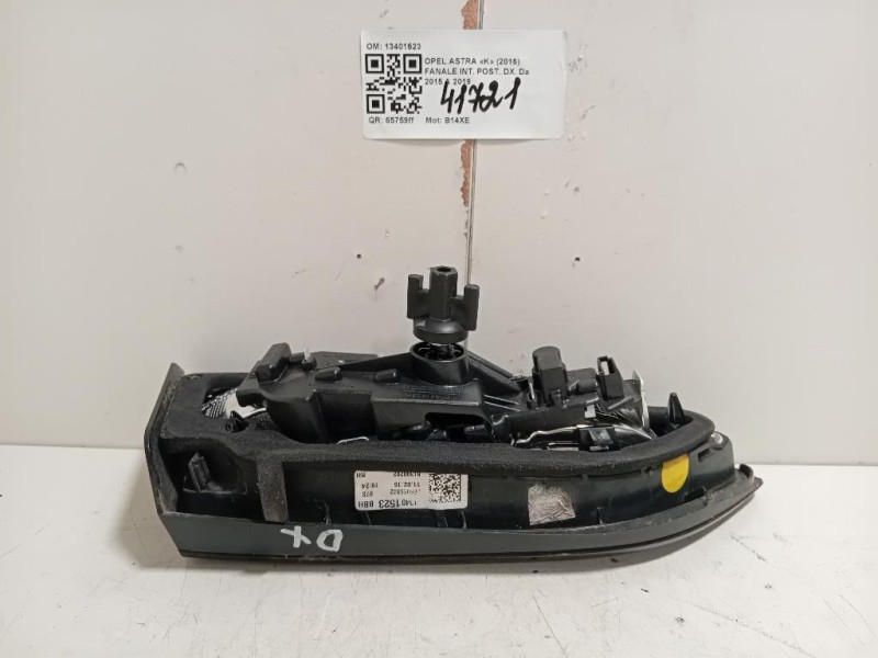 Fanale INT POST DX 13401523 Opel Astra K 2016