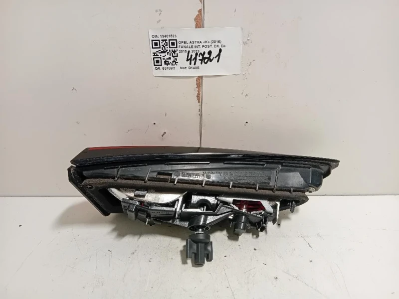 Fanale INT POST DX 13401523 Opel Astra K 2016