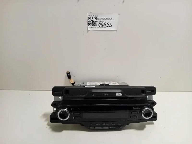 Unità Autoradio 7647302316 Alfa Romeo Giulietta 2010