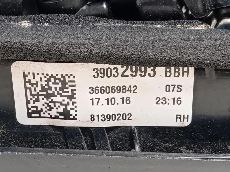 Fanale INT POST DX 39032993 Opel Astra K 2016