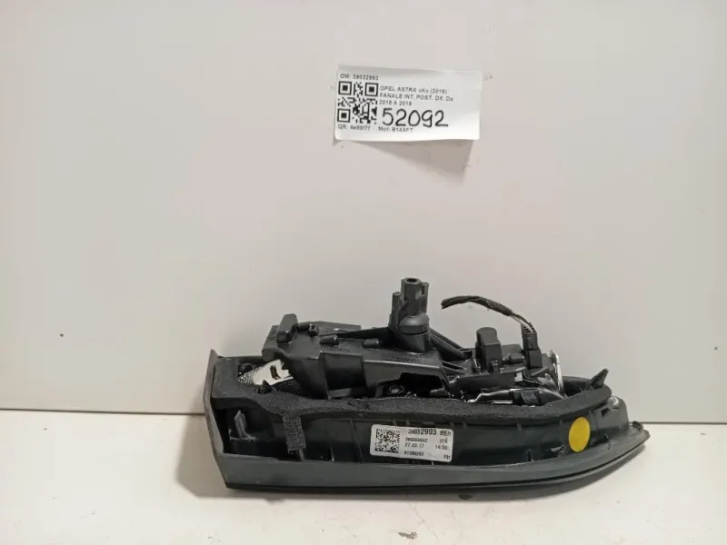 Fanale INT POST DX 39032993 Opel Astra K 2016