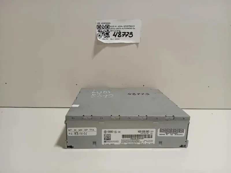 Unità Autoradio 4G0035083 Audi A1 8XA Sportback 2012
