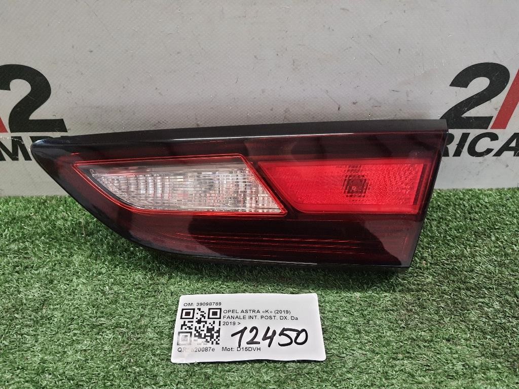 Fanale INT POST DX 39098789 Opel Astra K 2019