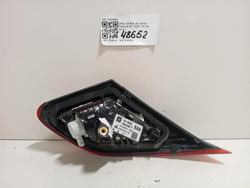 Fanale INT POST DX 13428462 Opel Corsa E 2014