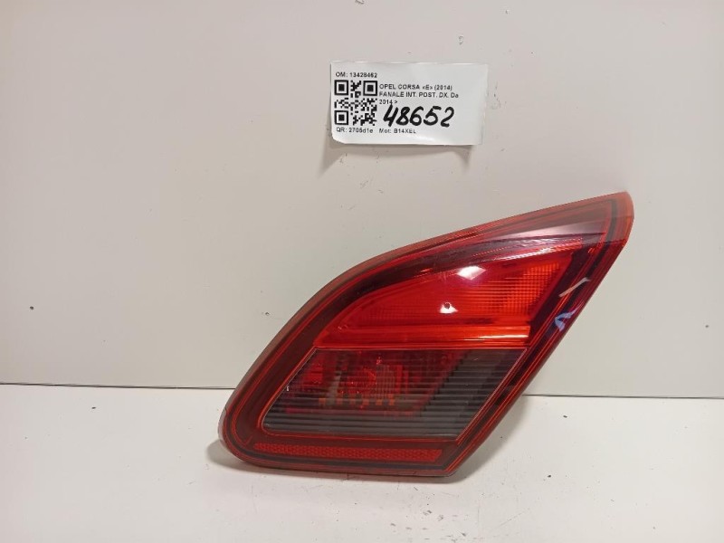 Fanale INT POST DX 13428462 Opel Corsa E 2014