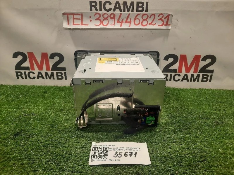 Unità Autoradio 8P0 035 186 AB Audi A3 8P1 2008