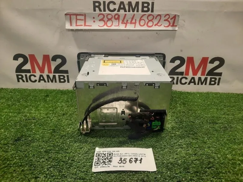 Unità Autoradio 8P0 035 186 AB Audi A3 8P1 2008