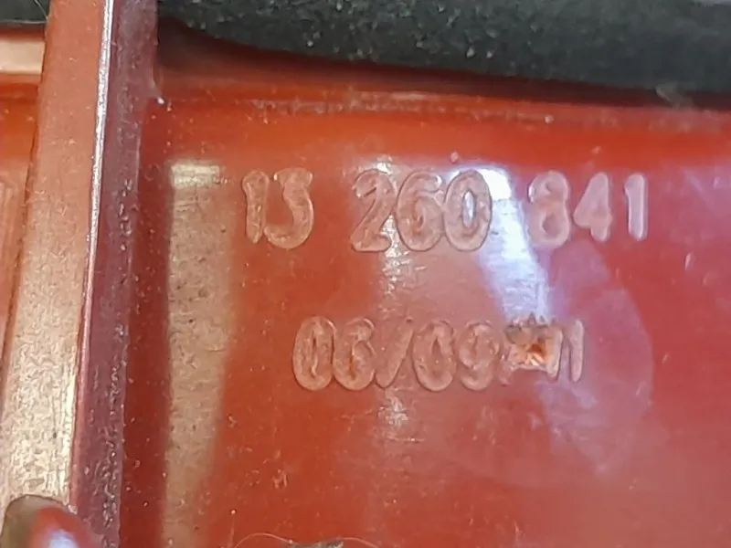 Fanale INT POST DX 13260841 Opel Meriva B 2010