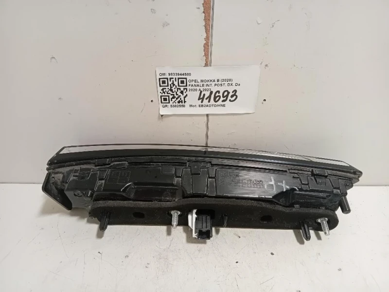 Fanale INT POST DX 9833944580 Opel Mokka B 2020