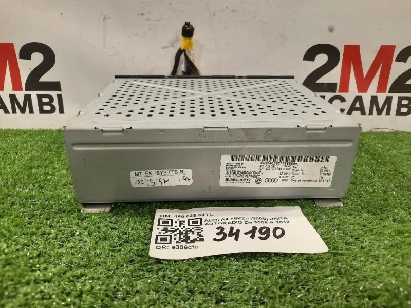 Unità Autoradio 4F0 035 541 L Audi A4 8K2 2008