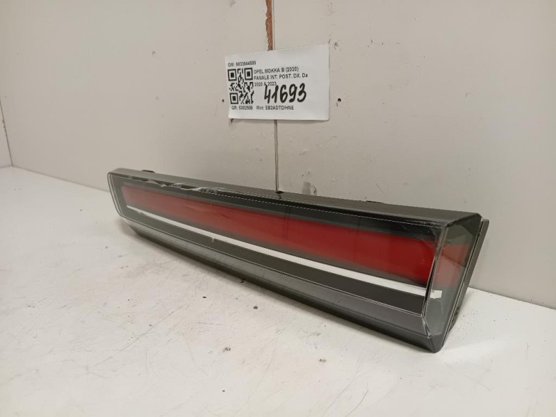 Fanale INT POST DX 9833944580 Opel Mokka B 2020