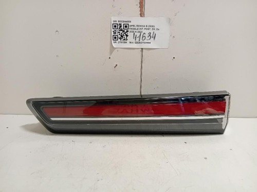 Fanale INT POST DX 9833944580 Opel Mokka B 2020