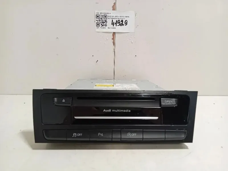 Unità Autoradio 8R2 035 652 A Audi A4 8K2 2012