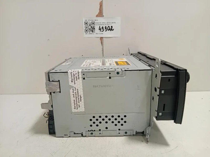 Unità Autoradio 8T2 034 195 H Audi A4 8K2 2012
