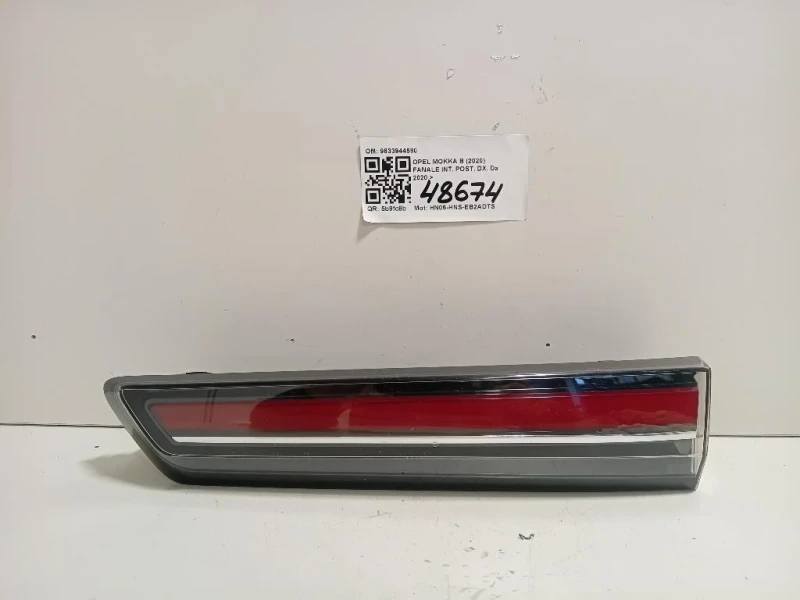 Fanale INT POST DX 9833944580 Opel Mokka B 2020