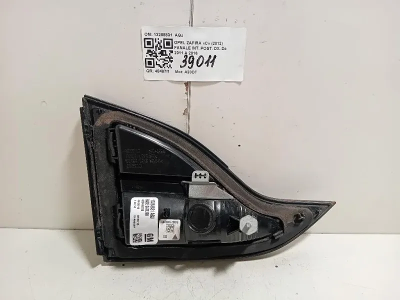Fanale INT POST DX 13288831 AGJ Opel Zafira C 2012
