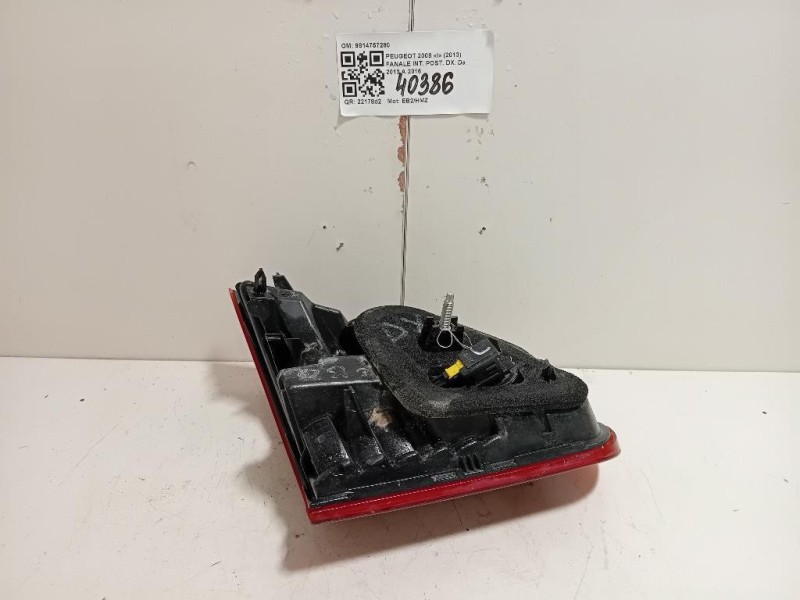 Fanale INT POST DX 9814757280 Peugeot 2008 I 2013