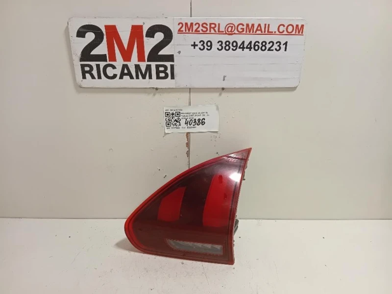 Fanale INT POST DX 9814757280 Peugeot 2008 I 2013