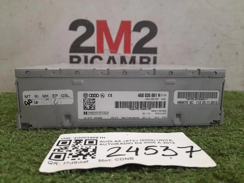 Unità Autoradio 4G0035061H Audi A5 8T3 2008