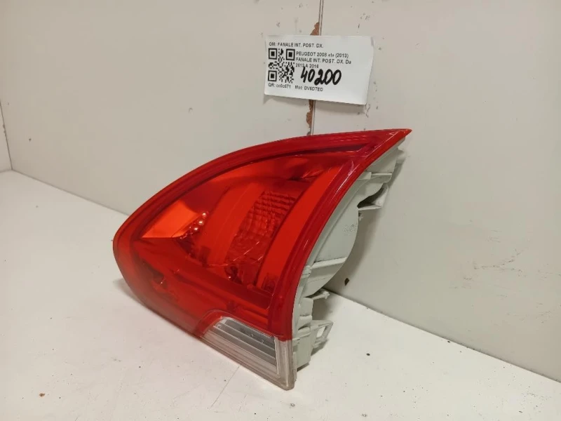 Fanale INT POST DX 9678074580 Peugeot 2008 I 2013