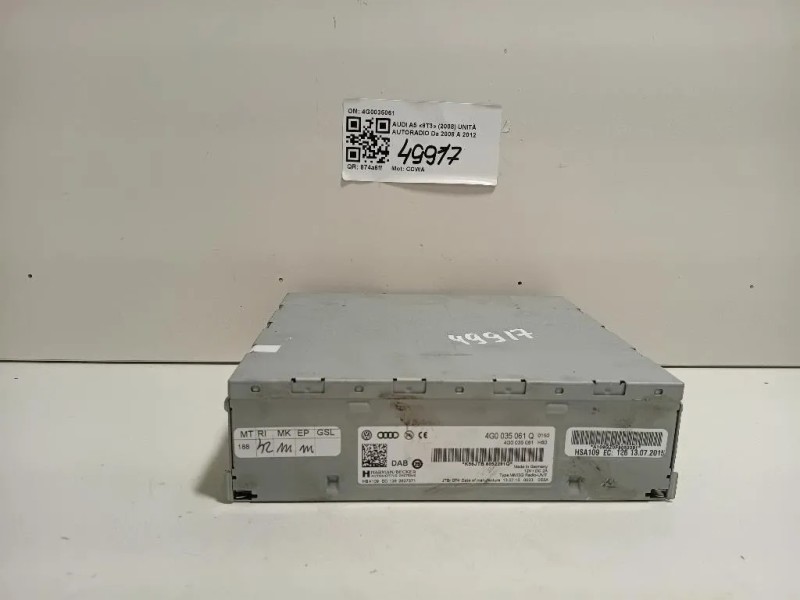 Unità Autoradio 4G0035061 Audi A5 8T3 2008