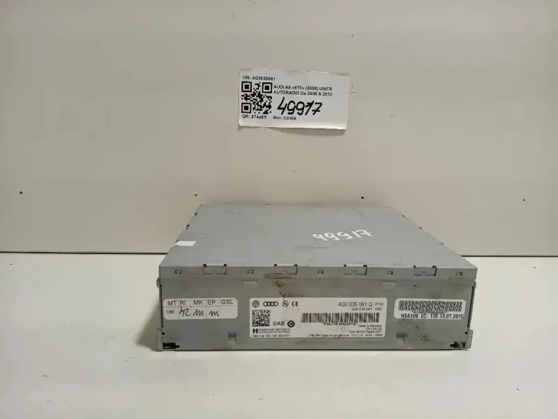 Unità Autoradio 4G0035061 Audi A5 8T3 2008