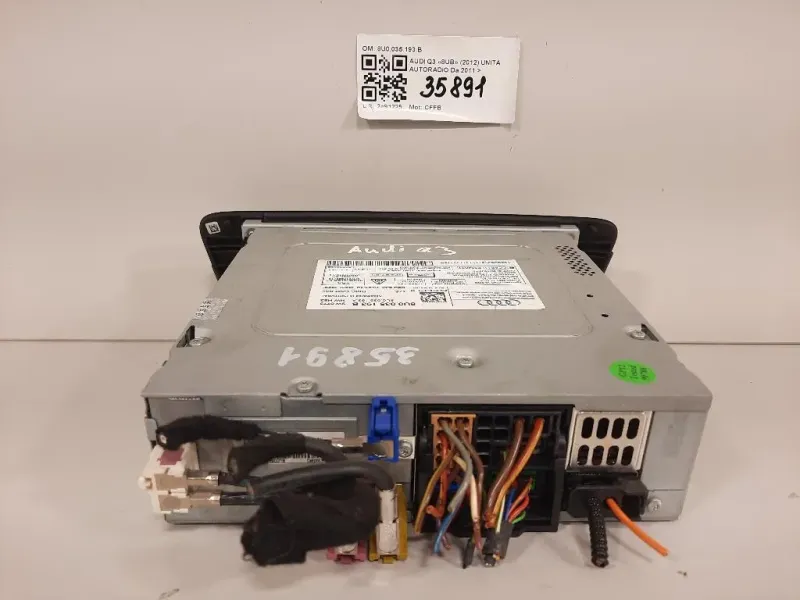 Unità Autoradio 8U0035193B Audi Q3 8UB 2012