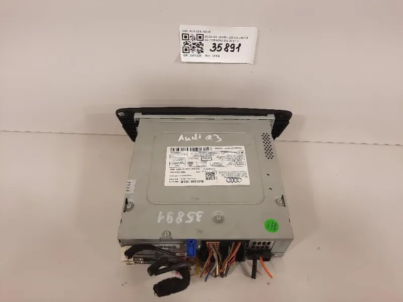 Unità Autoradio 8U0035193B Audi Q3 8UB 2012