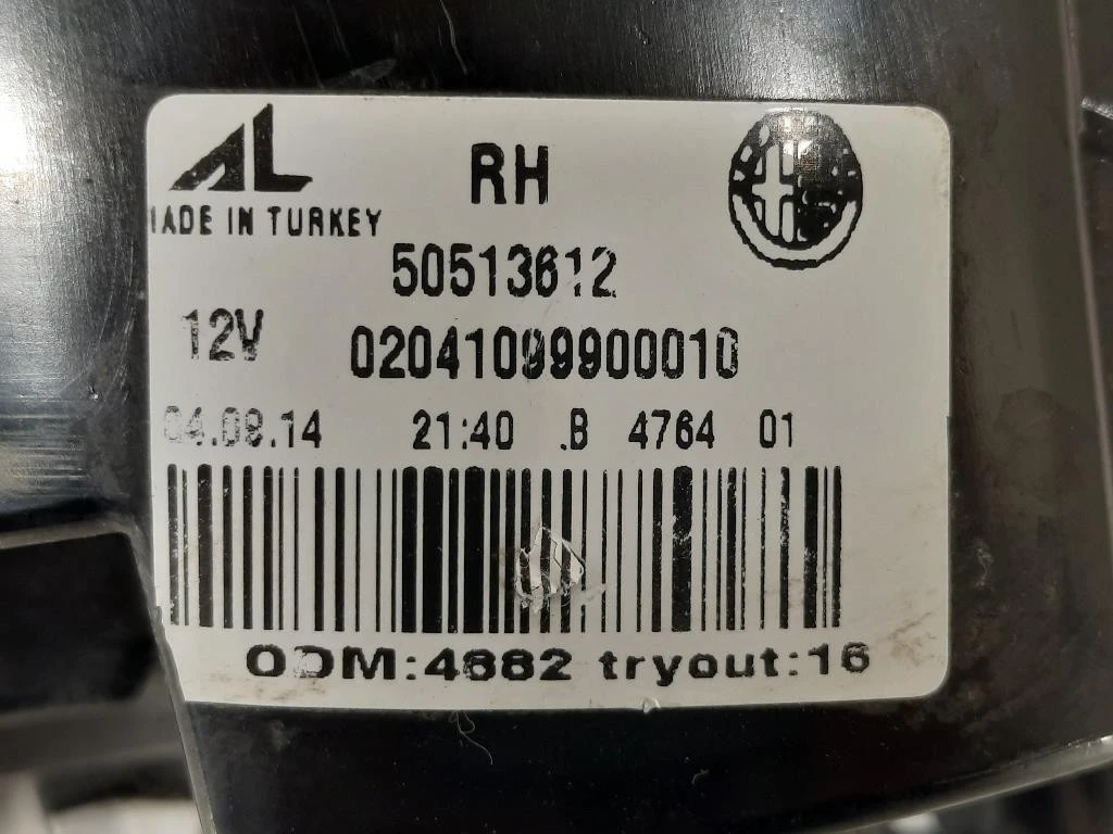 Fanale POST DX STOP FANALE 50513612 Alfa Romeo Giulietta 2010