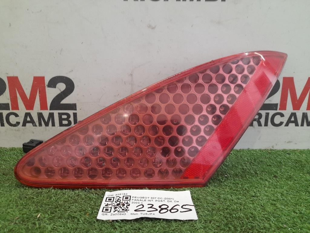 Fanale INT POST DX 6351S4 Peugeot 307 CC 2001
