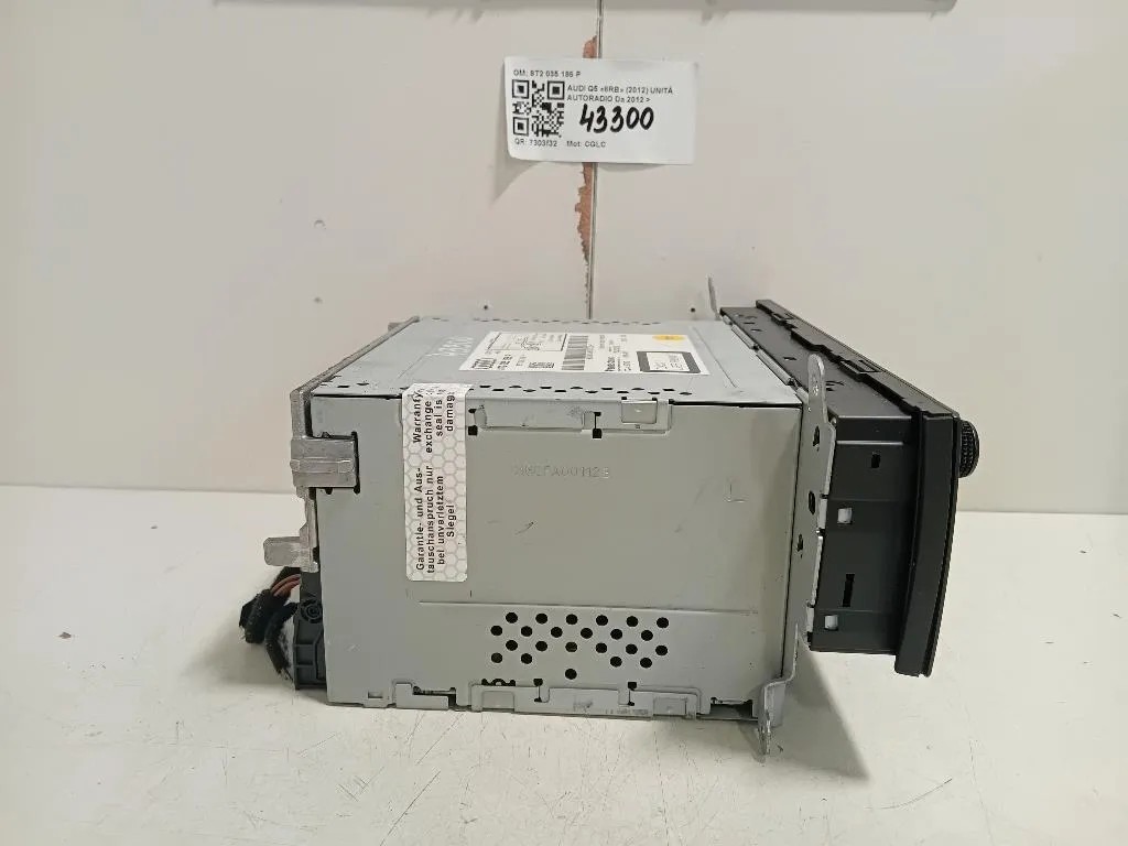 Unità Autoradio 8T2 035 186 P Audi Q5 8RB 2012