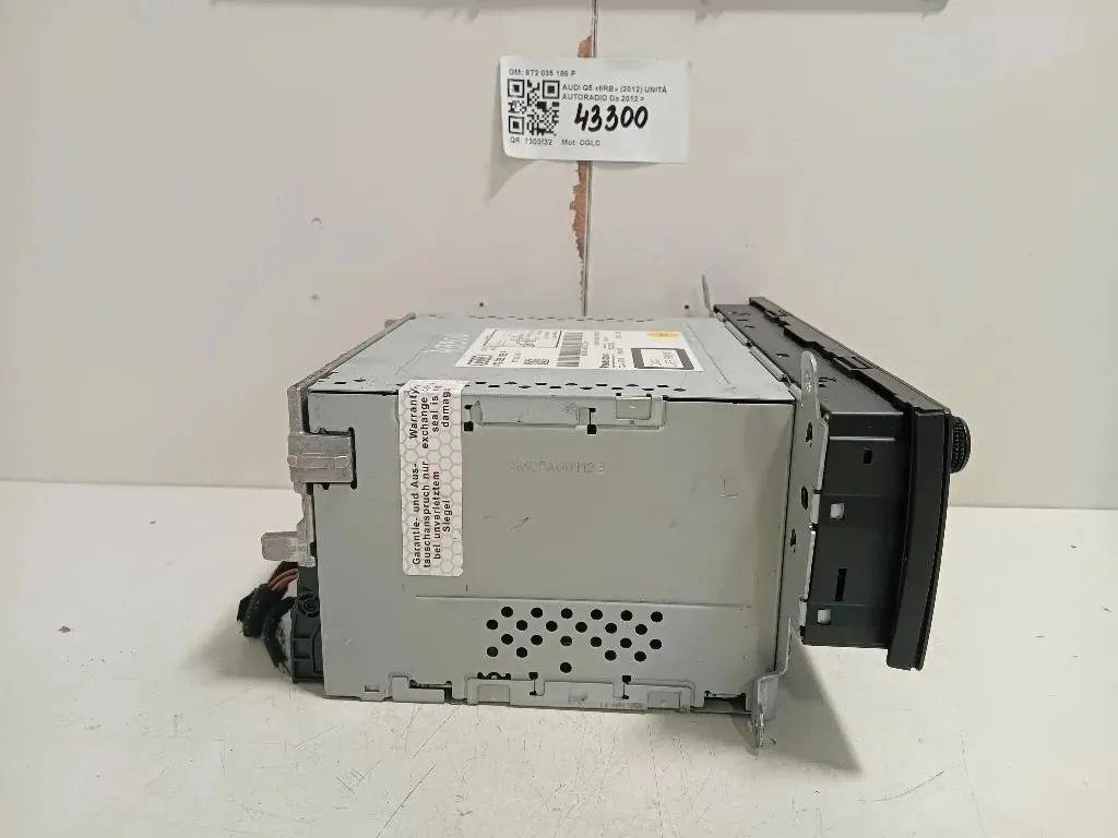 Unità Autoradio 8T2 035 186 P Audi Q5 8RB 2012