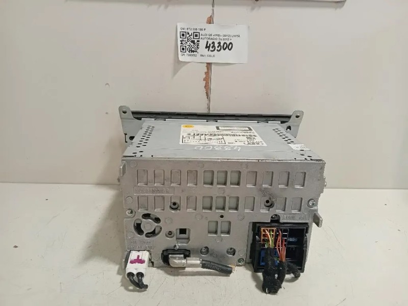 Unità Autoradio 8T2 035 186 P Audi Q5 8RB 2012