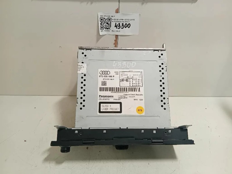 Unità Autoradio 8T2 035 186 P Audi Q5 8RB 2012