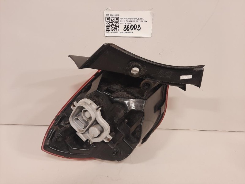 Fanale POST DX STOP FANALE 50513612 Alfa Romeo Giulietta 2010