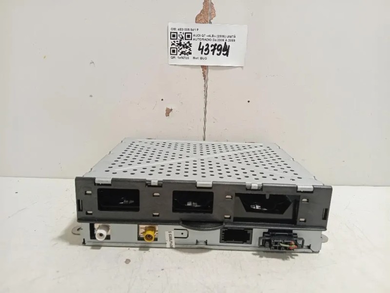 Unità Autoradio 4E0 035 541 P Audi Q7 4LB 2006