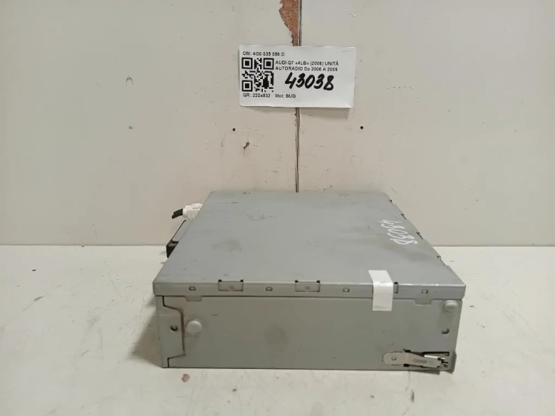 Unità Autoradio 4G0035056D Audi Q7 4LB 2006