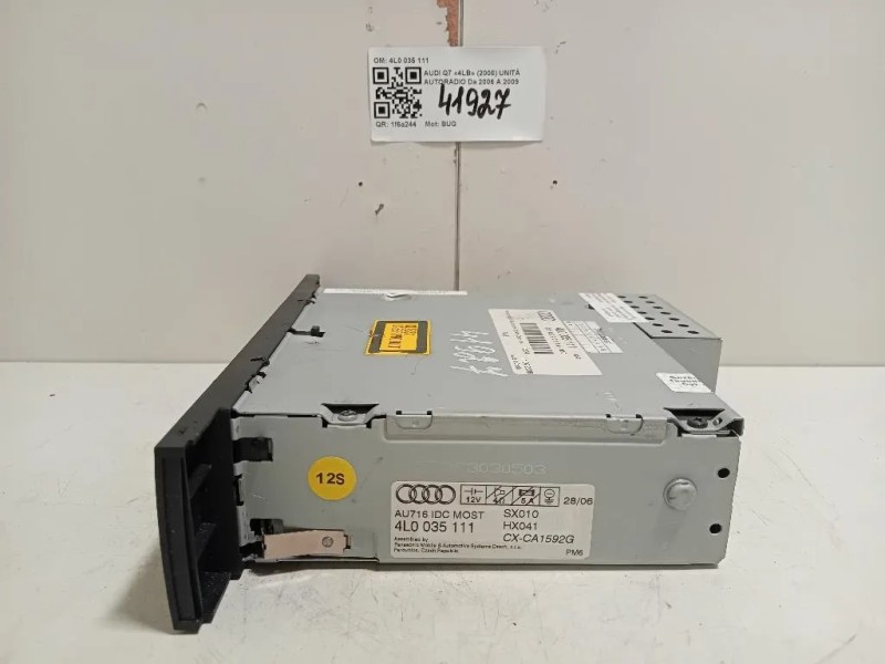 Unità Autoradio 4L0 035 111 Audi Q7 4LB 2006