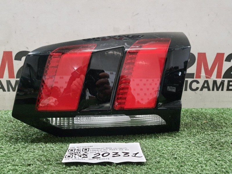 Fanale INT POST DX 9811027780 Peugeot 5008 II 2017