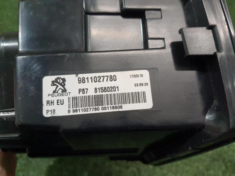 Fanale INT POST DX 9811027780 Peugeot 5008 II 2017