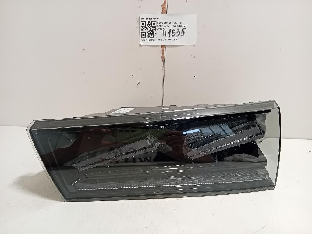 Fanale INT POST DX 9848670480 Peugeot 508 II 2018