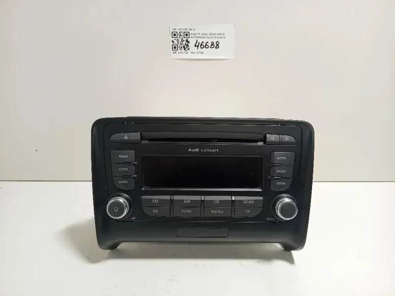 Unità Autoradio 8J0 035 186 Q Audi TT 8J3 2010