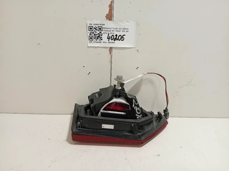 Fanale INT POST DX 265507526R Renault CLIO IV 2013
