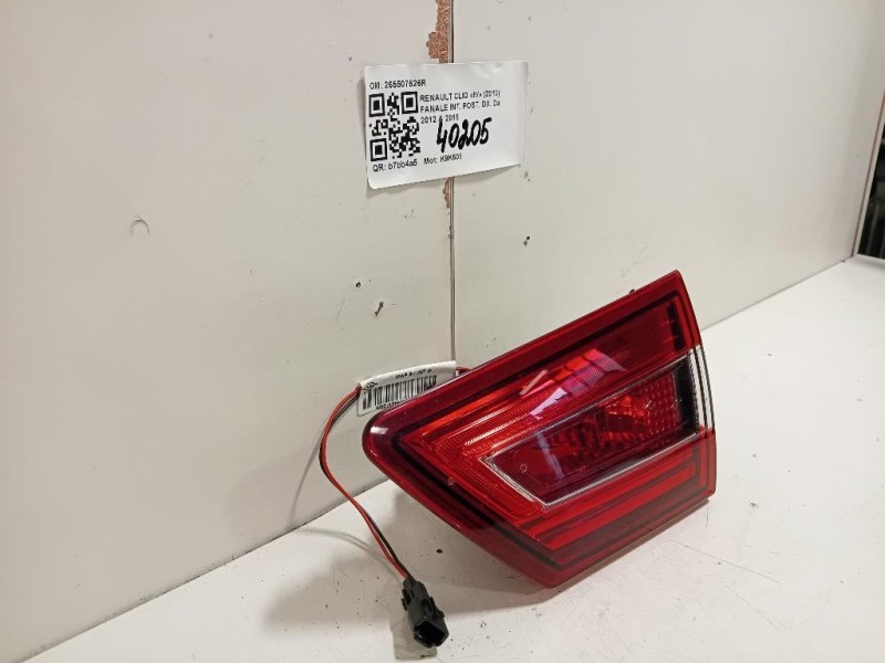 Fanale INT POST DX 265507526R Renault CLIO IV 2013